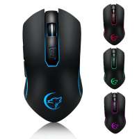 wireless charging mouse 2.4G gaming mouse colorful breathing light